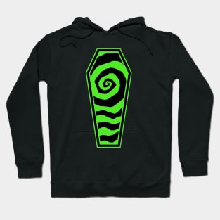 Green Coffin Swirl Hoodie